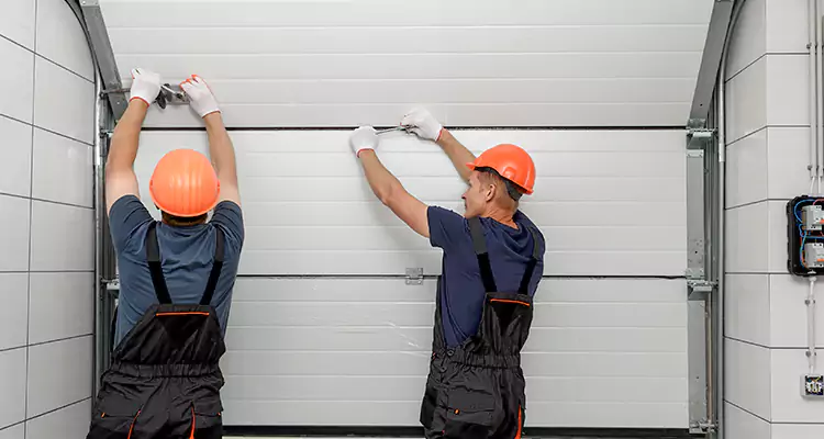 Garage Door Bottom Panel Repair in DeBary, FL